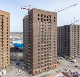 Ход строительства дома № 1, 1 этап в ЖК Калина Долина -