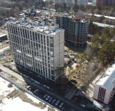 Ход строительства дома 2 в ЖК Квартал на Российской -
