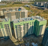 Ход строительства дома 4.1 в ЖК Шишкин -